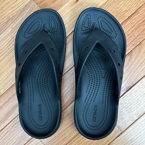 Crocs Black Classic Flip 2.0 - Black (Women’s 7) NEW